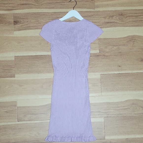 Lavender Knit Dress - Picture 4 of 4
